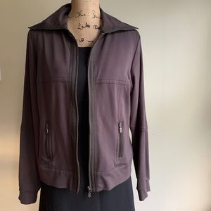CAbi brown yoga jacket L